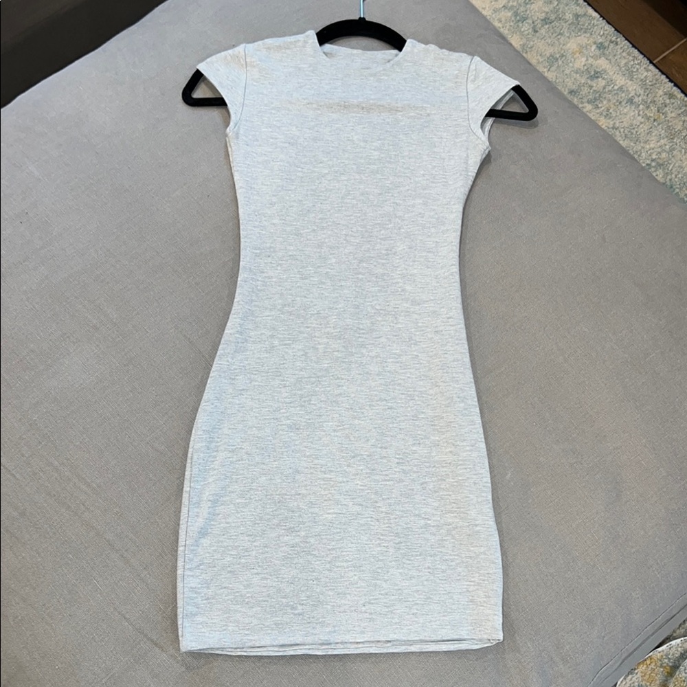 Classic Heather Gray Bodycon Dress - Women's